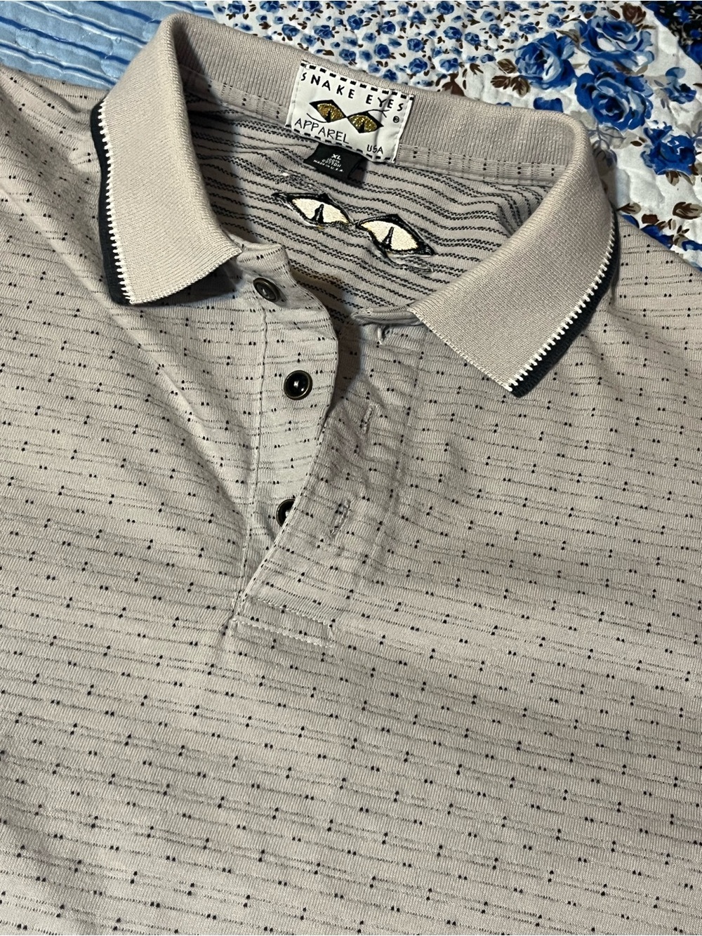 Snake Eyes Vintage Mens Polo